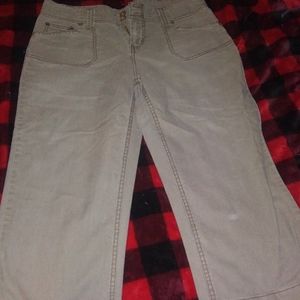 Maurices tan capris